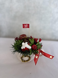 Yılbaşı temalı kupa