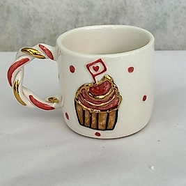 Cupcake Seramik Kupa