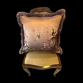 Tavus Kuşu Kırlent Yastık Kılıfı