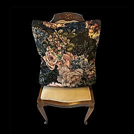 Orman Çiçeği Baskılı Kırlent Yastık Kılıfı