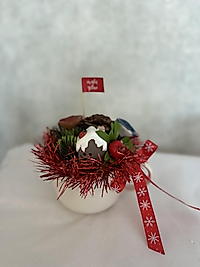 Yılbaşı temalı kupa