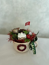 Yılbaşı temalı kupa