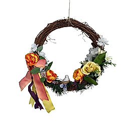 Turuncu Güller Kapı Süsü