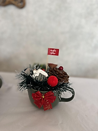 Yılbaşı temalı kupa