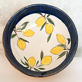 Seramik Limon Desen Kase