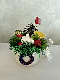 Yılbaşı temalı kupa